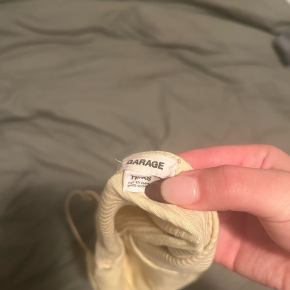 yellow garage tank top - Picture 3 of 3